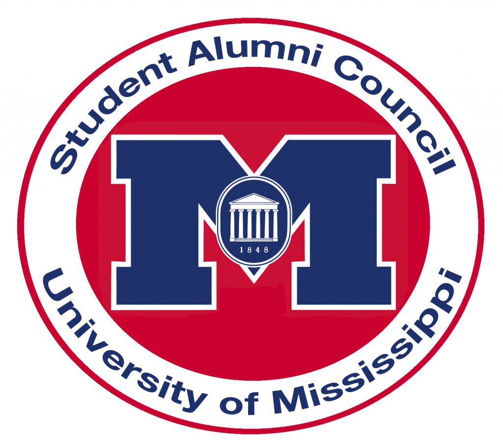 The logo of the University of Mississippi's Student Alumni Council.