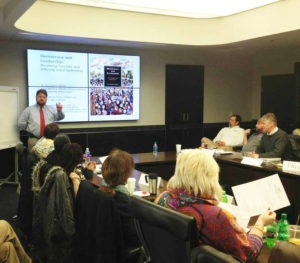 A photo taken during my talk for the Tupelo Community Foundation's leadership institute in 2014.