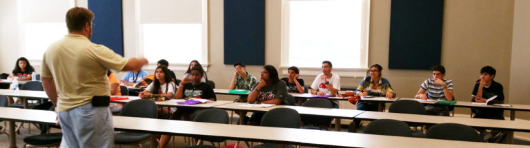 June 2015 meeting with Grisham Scholars, visiting from Dallas, TX's Uplift Education charter schools.
