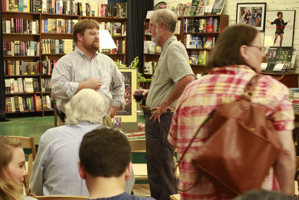 A photo from the book signing at Square Books in Oxford, MS.