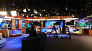 Photos from the WLOV TV studio in Tupelo, MS.